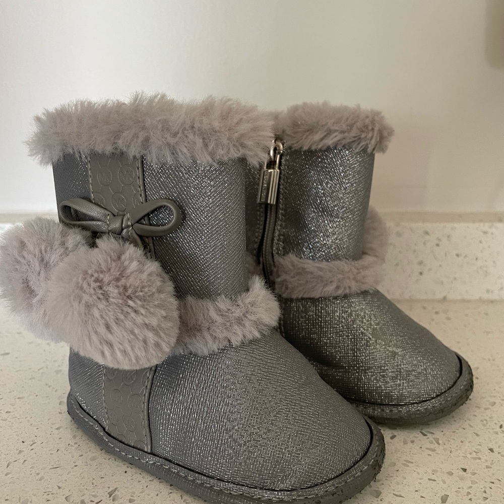Michael Kors Baby Silver Boots